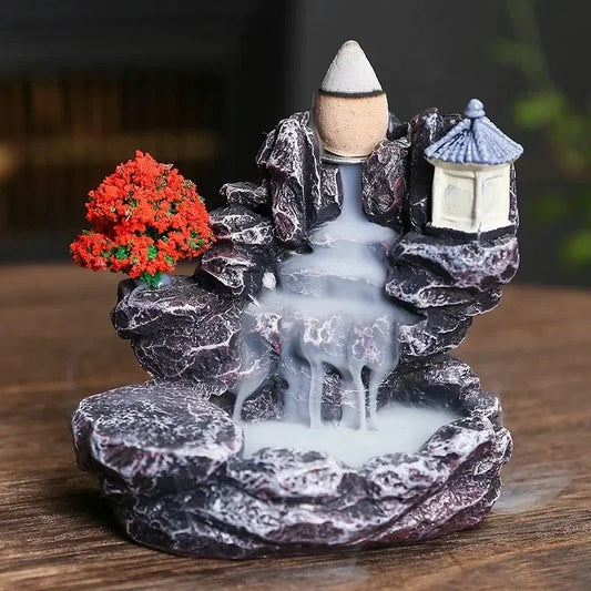 Mountain River Backflow Incense Burner