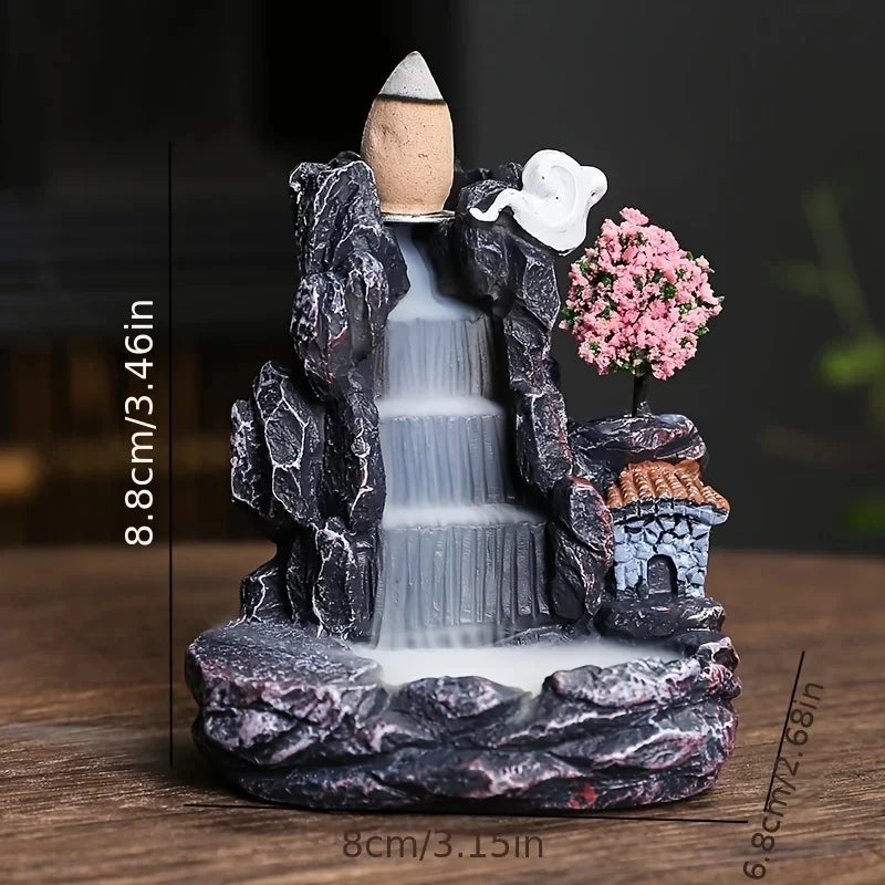Mountain River Backflow Incense Burner