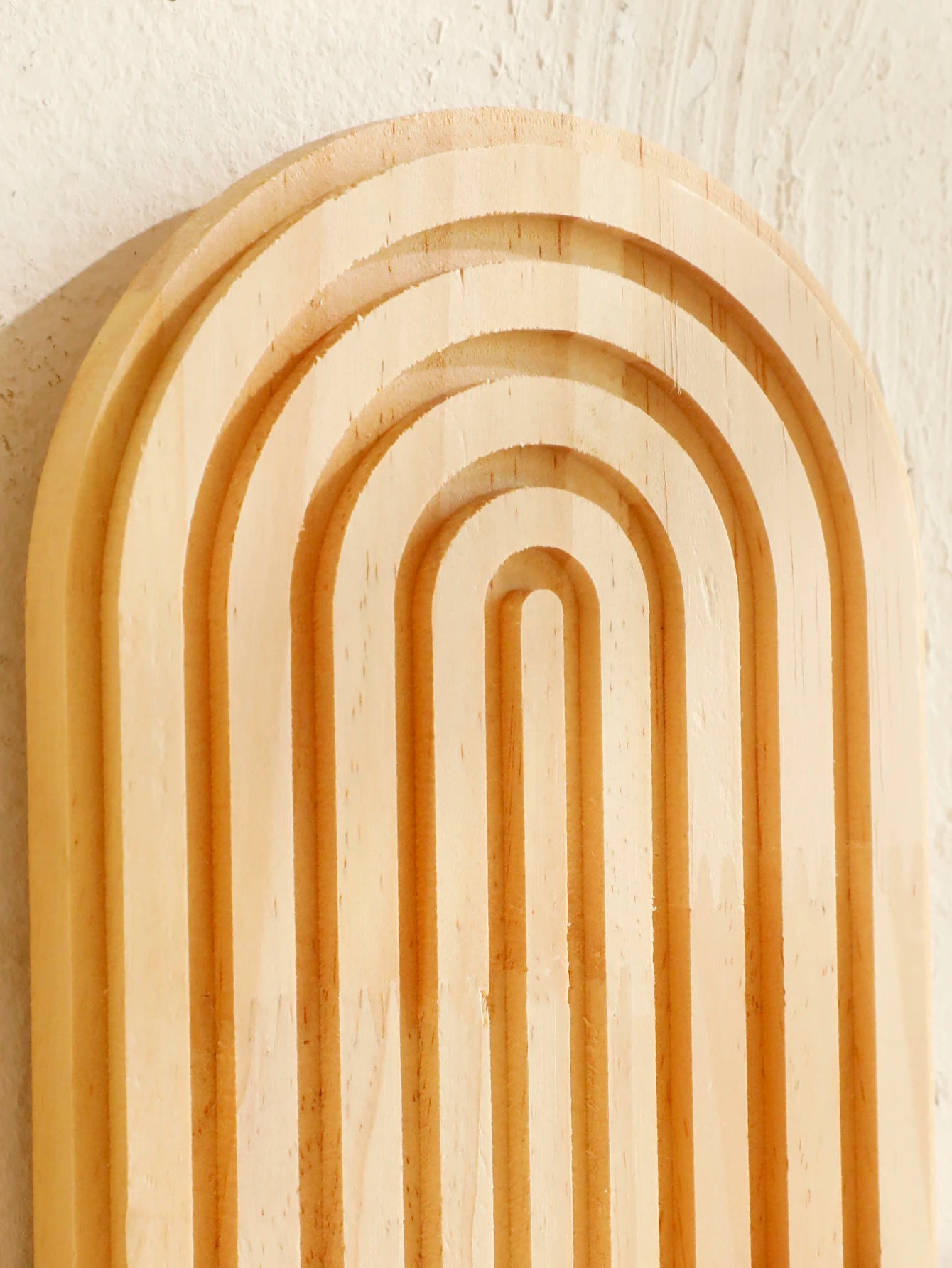 Boho Style Wooden Wall Shelf – Geometric Elegance Meets Natural Charm